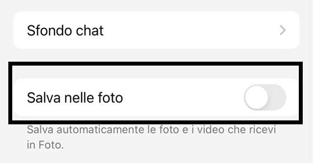 WhatsApp: come evitare di salvare le foto sul rullino fotografico del dispositivo