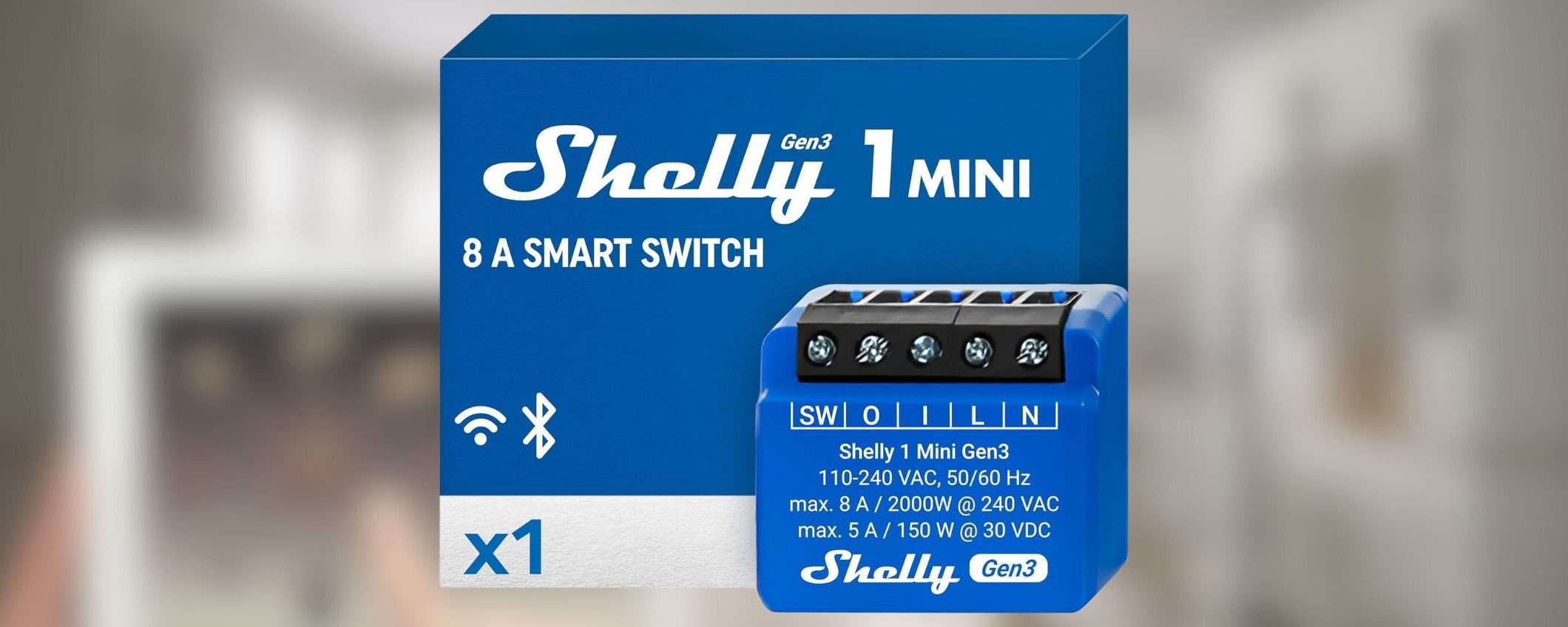 Domotica in offerta: interruttore relè smart Shelly Plus 1 ad un prezzo imbattibile (-28%) Domotica in offerta: interruttore relè smart Shelly Plus 1 ad un prezzo imbattibile (-28%)