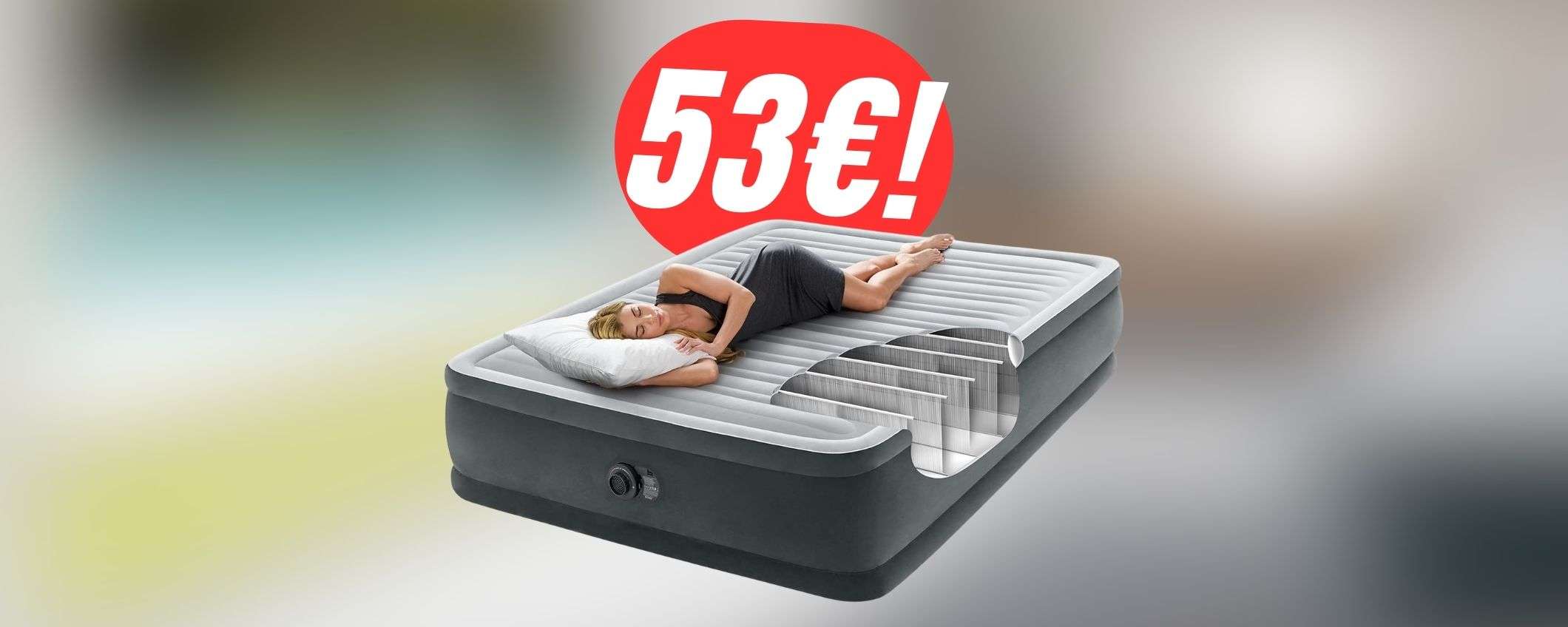 Dormi comodamente ovunque con il MATERASSO GONFIABILE (a 53€!) Dormi comodamente ovunque con il MATERASSO GONFIABILE (a 53€!)