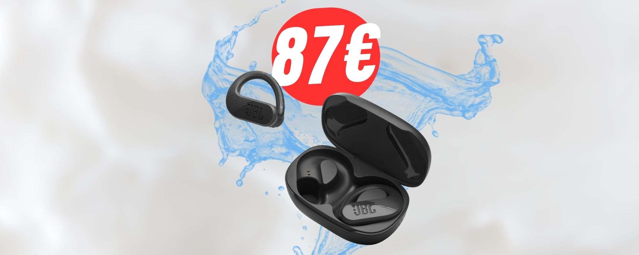 Impermeabili e comodissimi: gli auricolari JBL per gli sportivi crollano a 87€! Impermeabili e comodissimi: gli auricolari JBL per gli sportivi crollano a 87€!