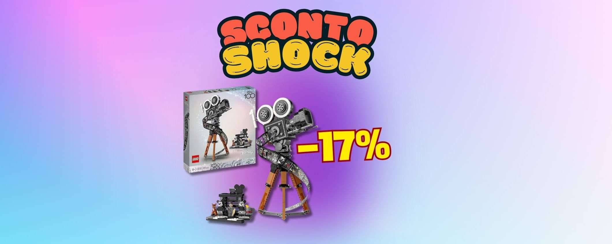 LEGO Disney Cinepresa: sconto FOLLE del 17% LEGO Disney Cinepresa: sconto FOLLE del 17%