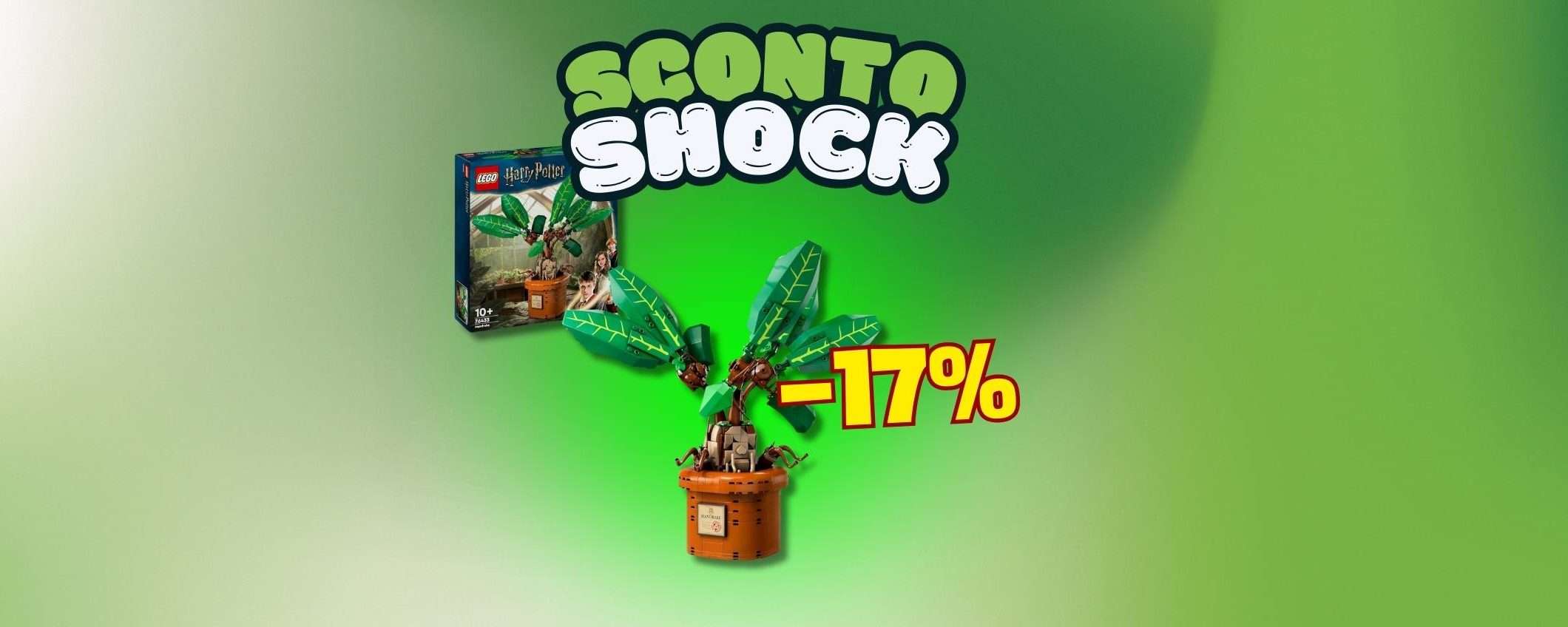 Set LEGO Harry Potter Mandragola: prezzo top (-17%) Set LEGO Harry Potter Mandragola: prezzo top (-17%)