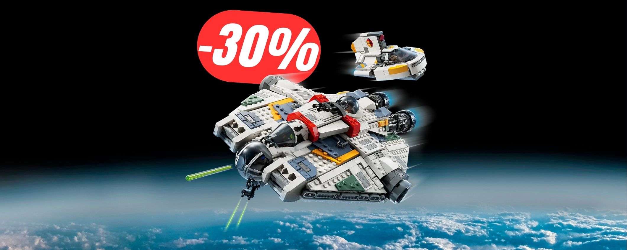 Risparmia il -30% sul set LEGO con 2 NAVICELLE di Star Wars! Risparmia il -30% sul set LEGO con 2 NAVICELLE di Star Wars!