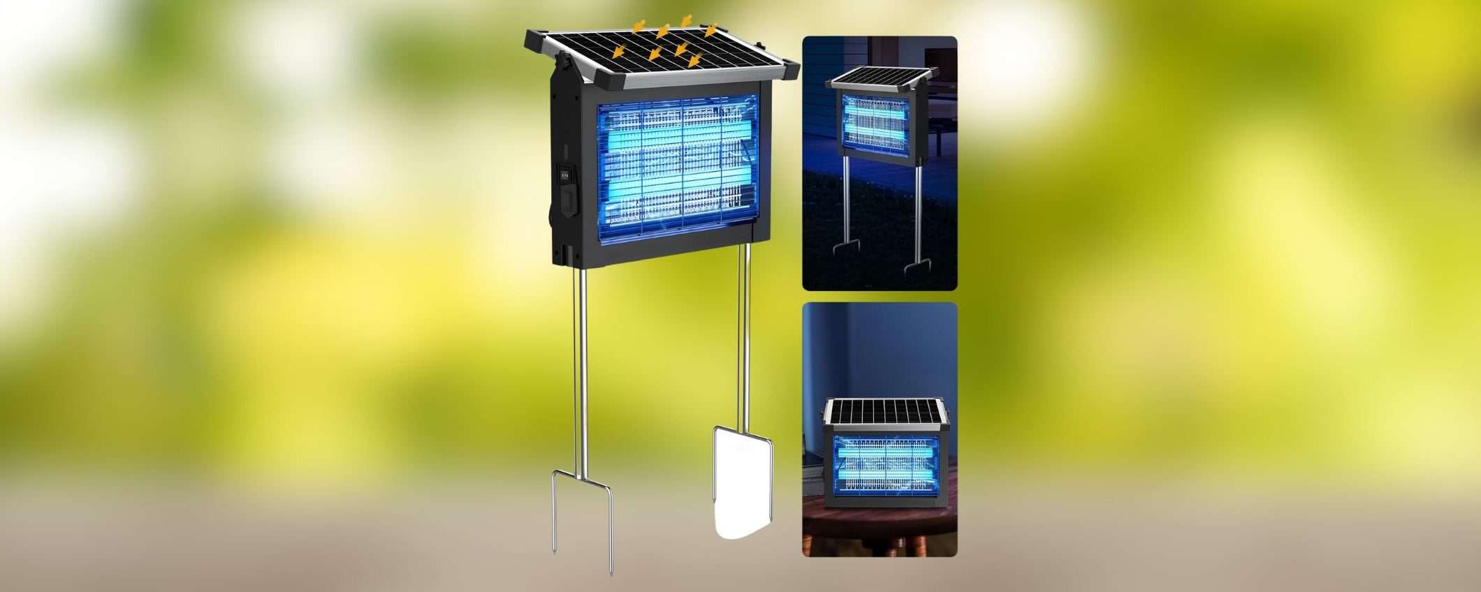 Lampada antizanzare a energia solare: geniale e in doppio sconto Amazon Lampada antizanzare a energia solare: geniale e in doppio sconto Amazon