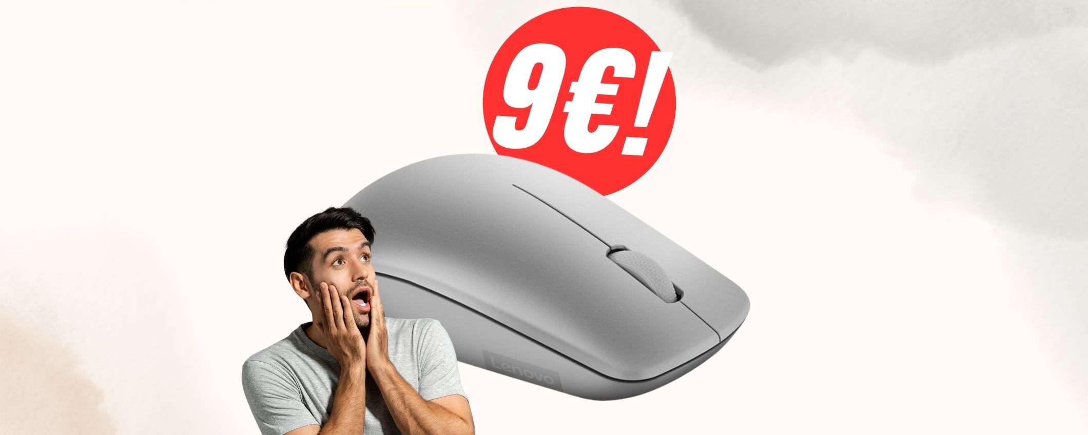 MOUSE WIRELESS a soli 9€?! (ed è anche Lenovo!) MOUSE WIRELESS a soli 9€?! (ed è anche Lenovo!)