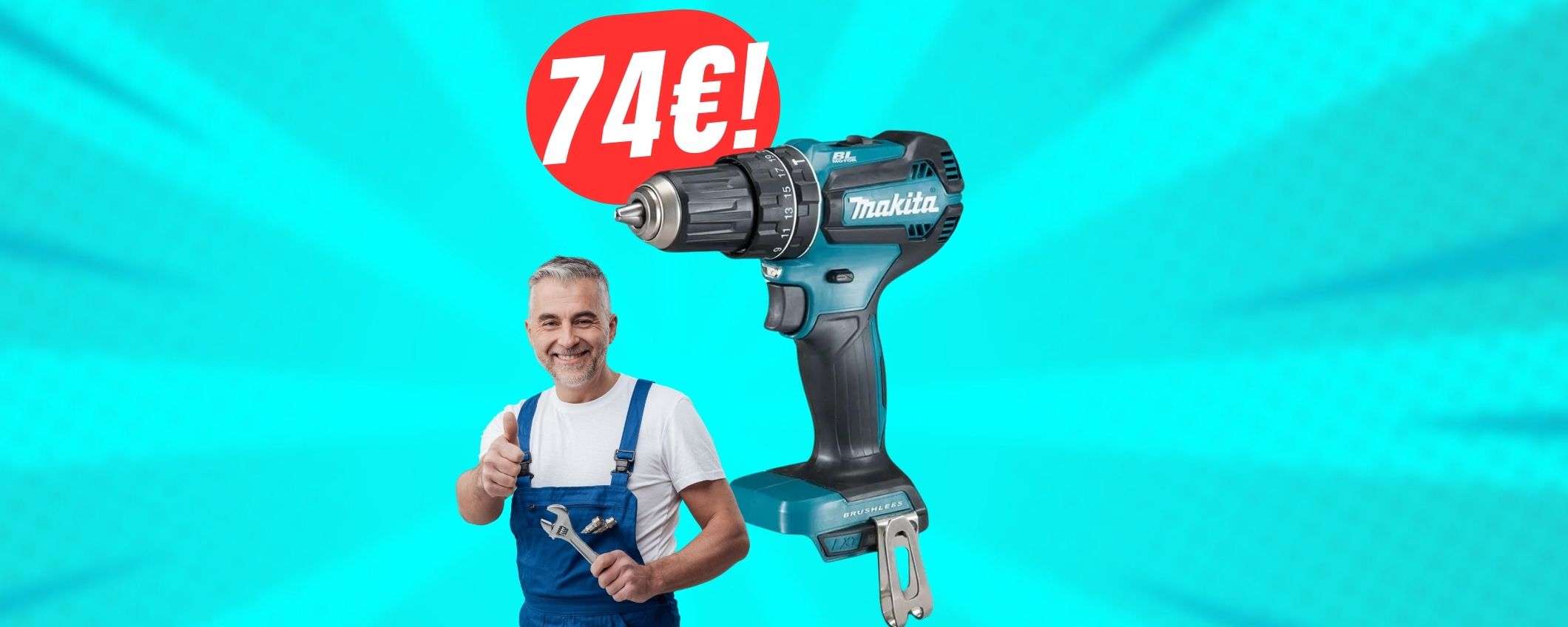 Trapano-avvitatore MAKITA a 74€: PREZZONE su Amazon! Trapano-avvitatore MAKITA a 74€: PREZZONE su Amazon!
