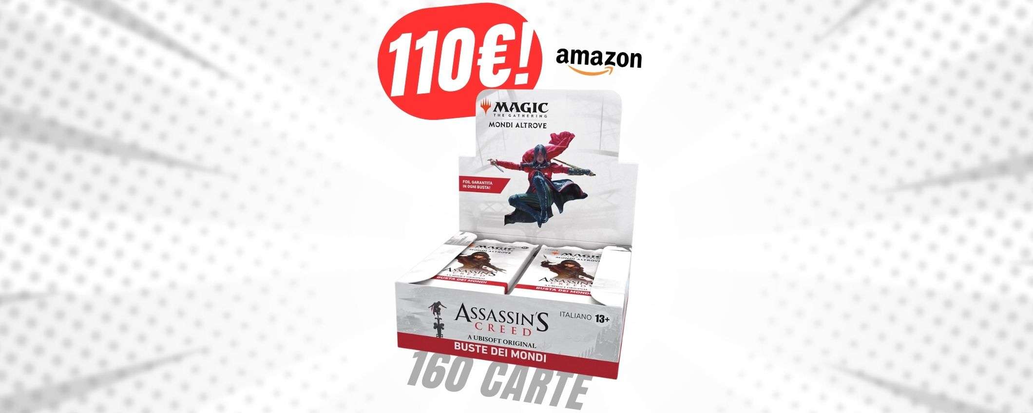 24 BUSTE di Magic: The Gathering x Assassin's Creed a un PREZZO FOLLE (solo 4,62€ l'una)! 24 BUSTE di Magic: The Gathering x Assassin's Creed a un PREZZO FOLLE (solo 4,62€ l'una)!