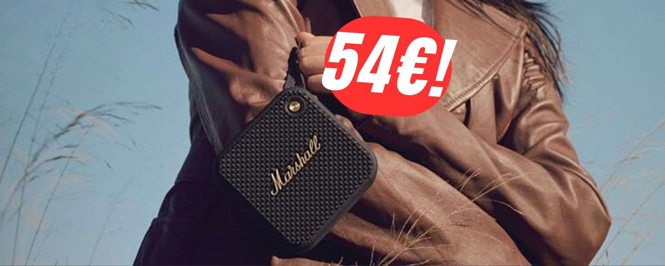 MINIMO STORICO per la cassa Bluetooth di Marshall (solo 54€!) MINIMO STORICO per la cassa Bluetooth di Marshall (solo 54€!)