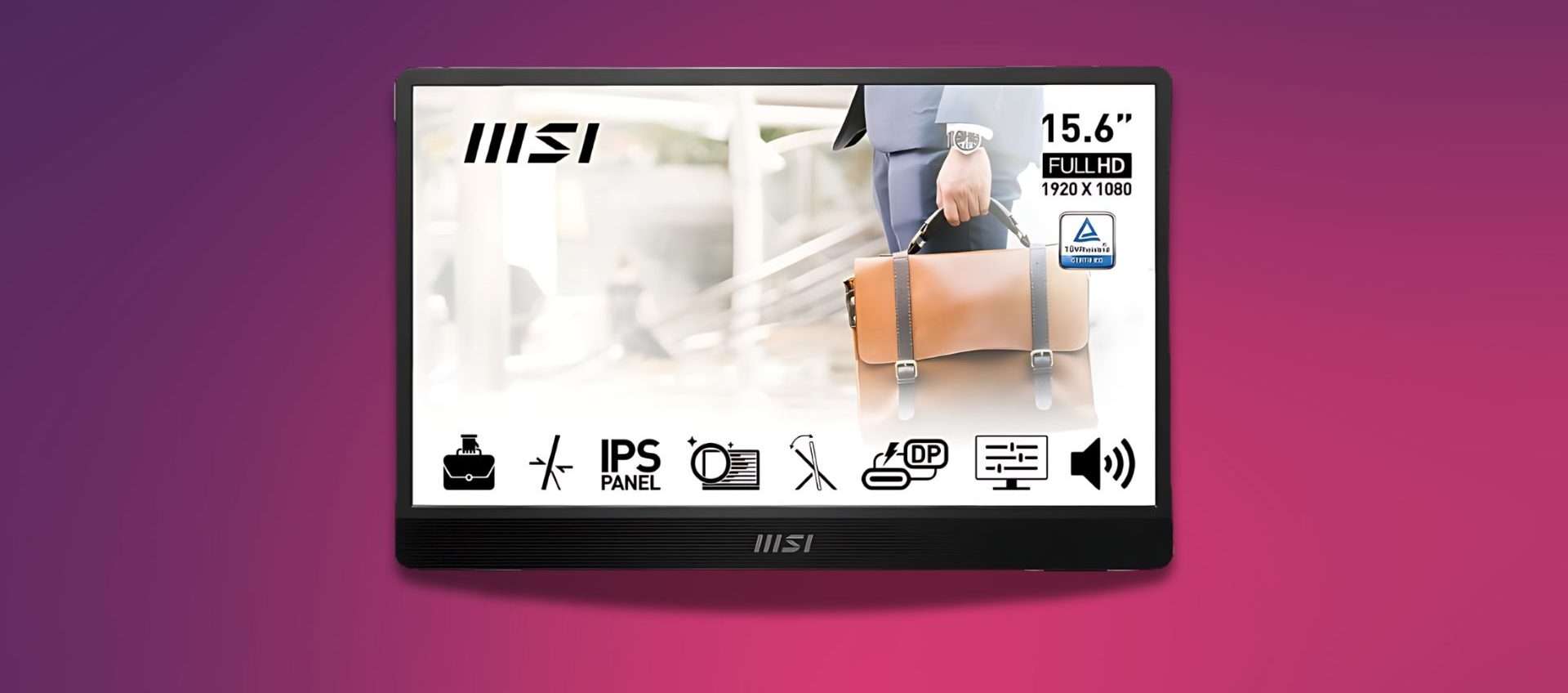 Monitor portatile MSI, oggi a meno di 120€: perfetto per lavoro e gaming Monitor portatile MSI, oggi a meno di 120€: perfetto per lavoro e gaming