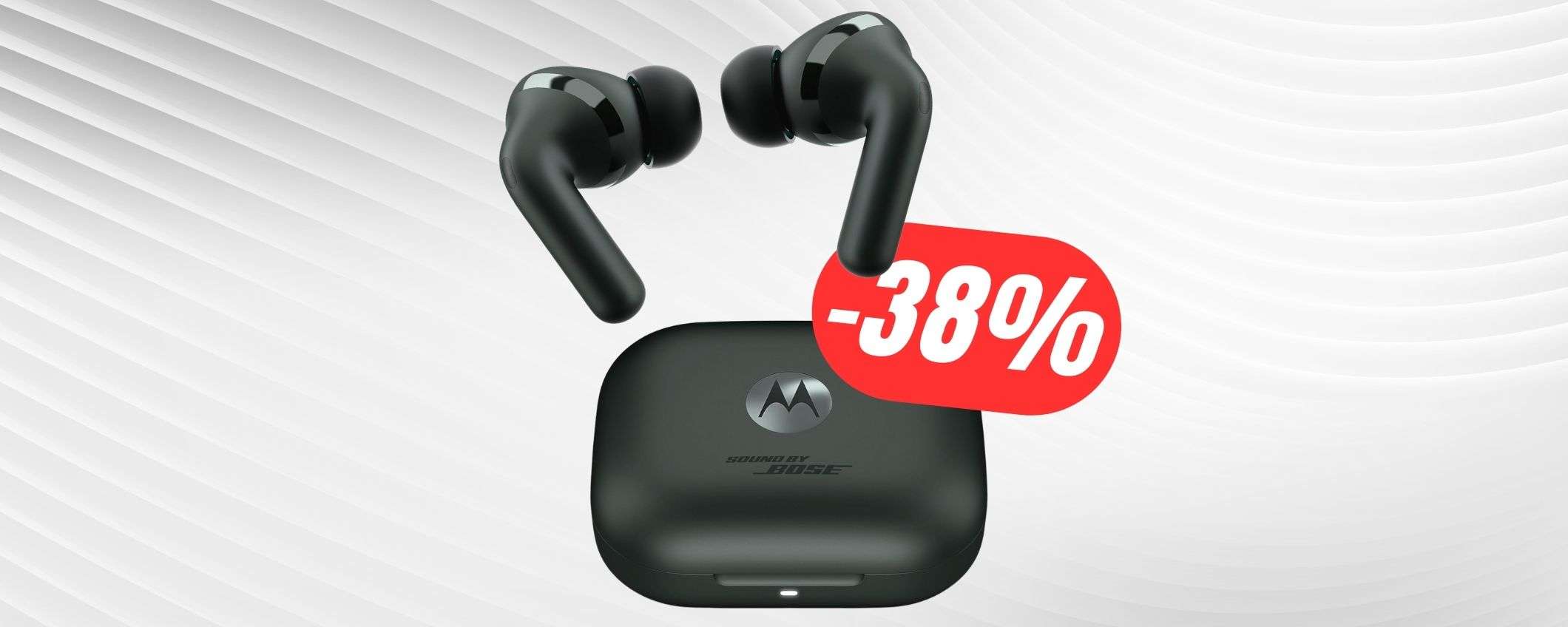 Motorola e Bose insieme: questi auricolari sono SCONTATI del -38% Motorola e Bose insieme: questi auricolari sono SCONTATI del -38%