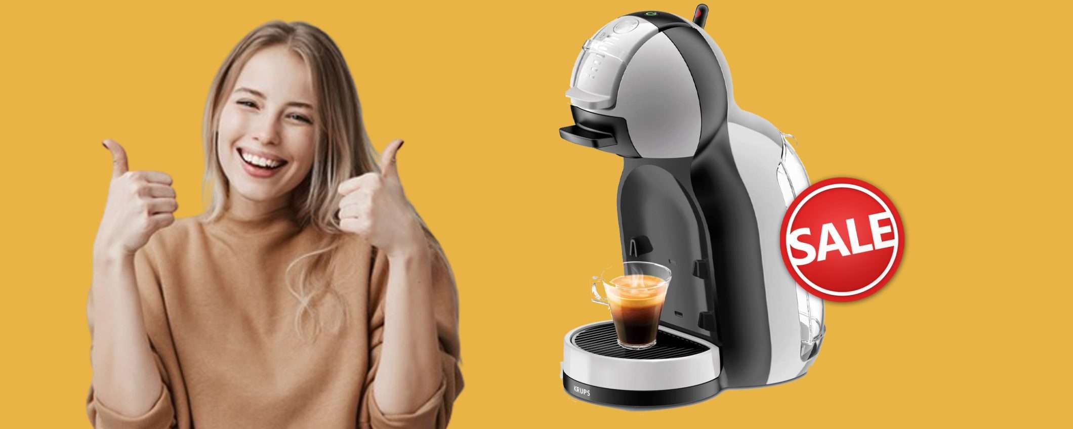 Nescafé Dolce Gusto Krups Mini Me in sconto WOW del 33% Nescafé Dolce Gusto Krups Mini Me in sconto WOW del 33%