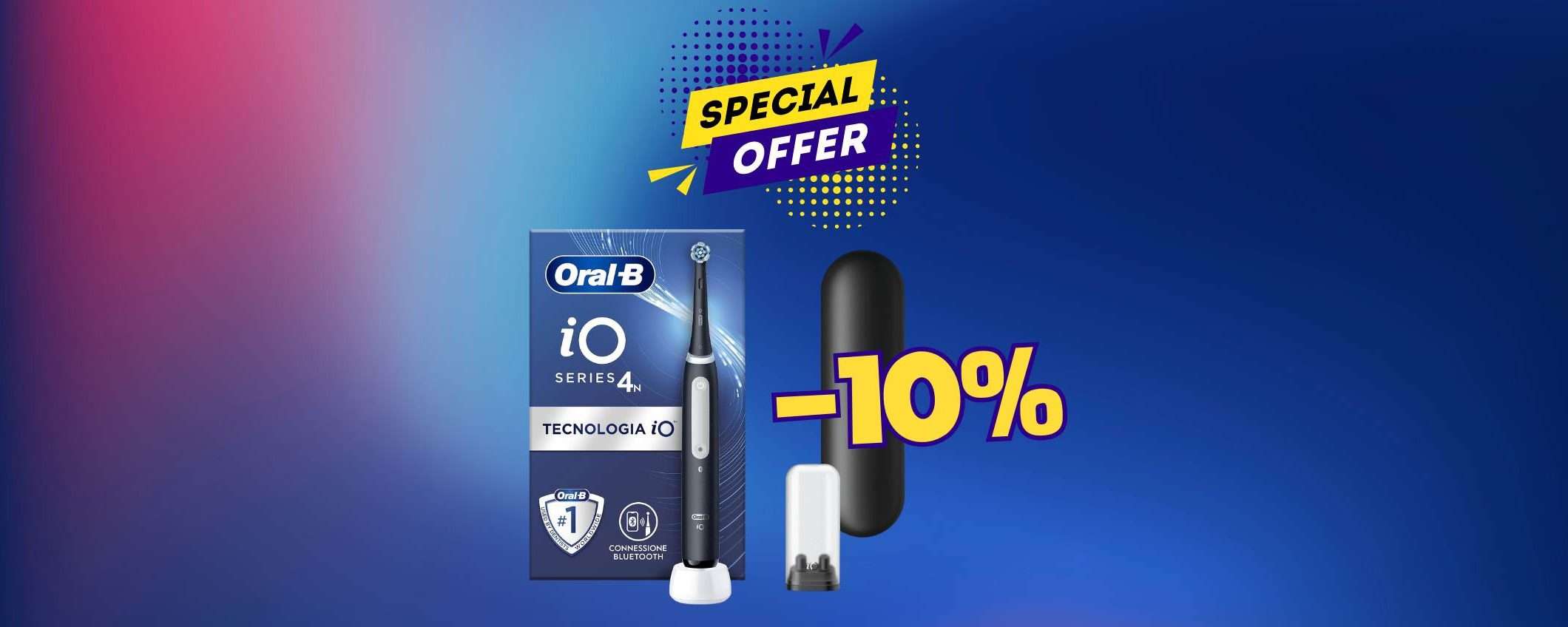 Spazzolino elettricoOral-B Series 4N a un prezzo incredibile (-10%) Spazzolino elettricoOral-B Series 4N a un prezzo incredibile (-10%)