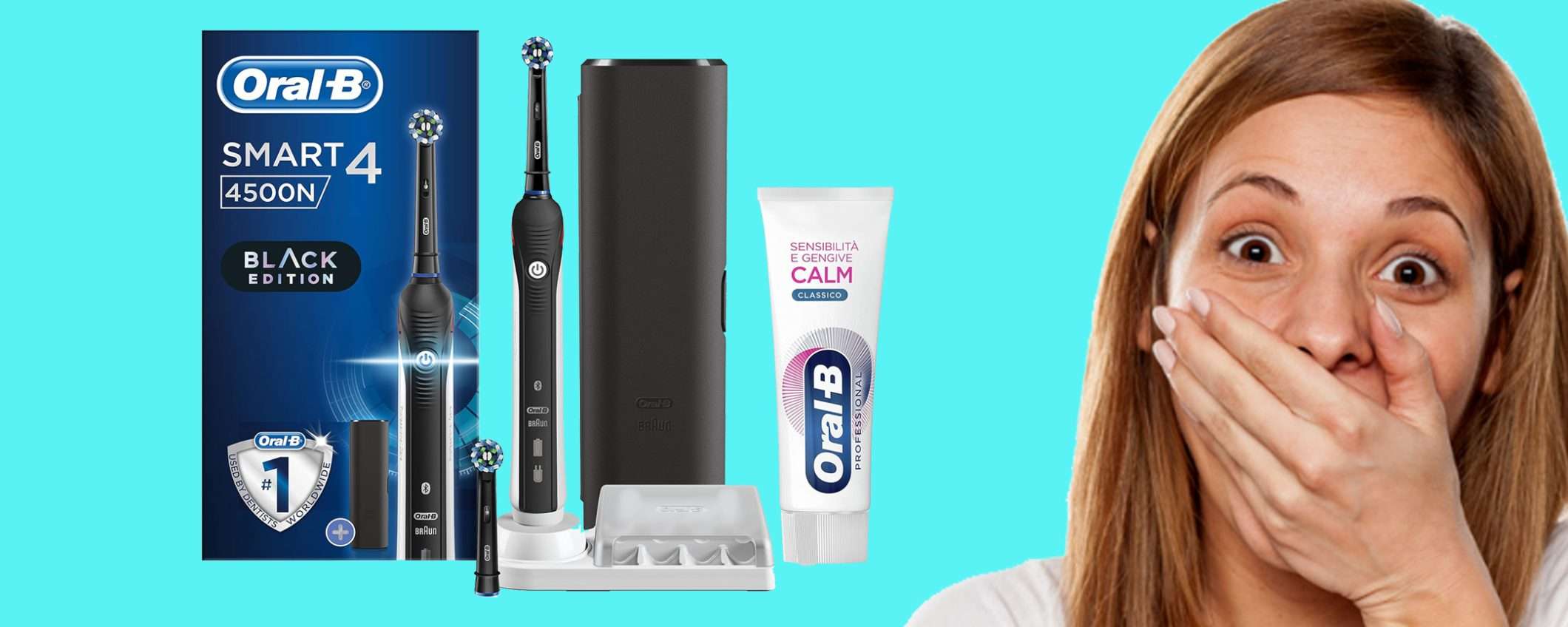 Oral-B Smart 4 CrossAction: sconto PAZZESCO del 62% Oral-B Smart 4 CrossAction: sconto PAZZESCO del 62%