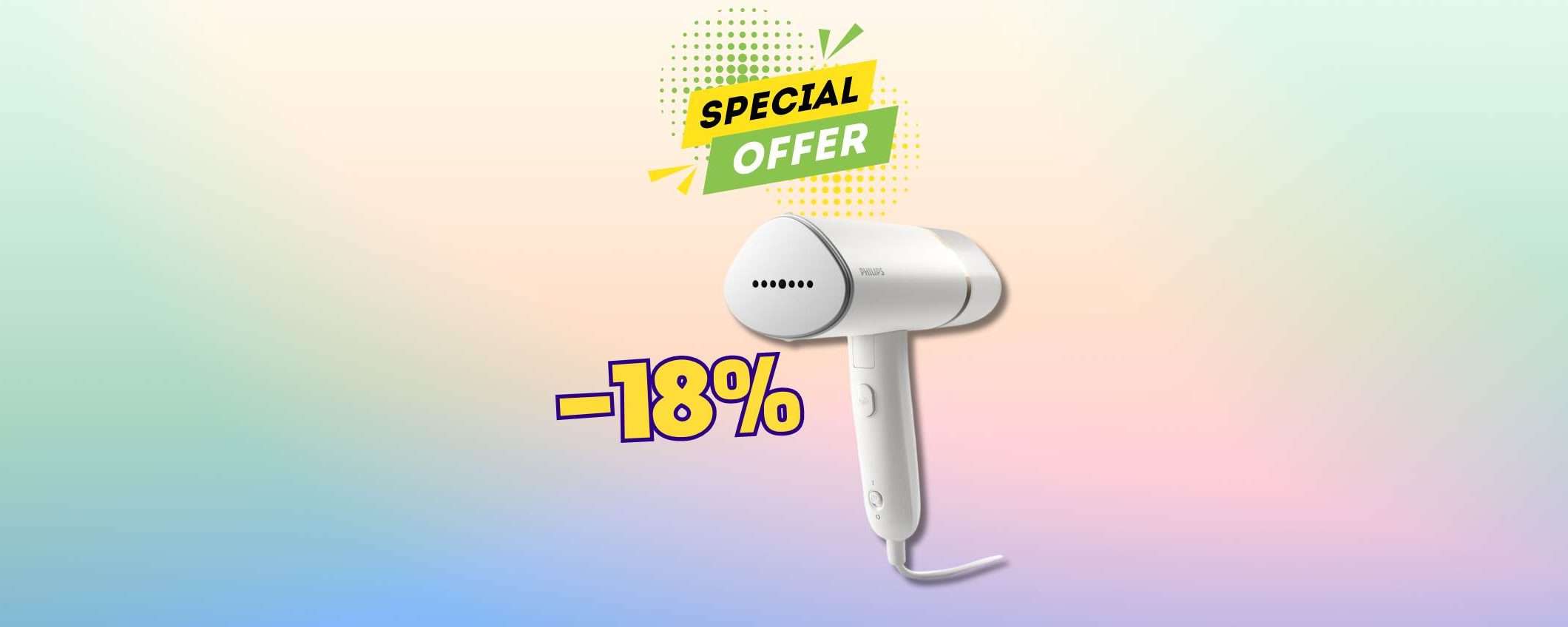 Stira comodamente con Philips 3000 Series in sconto del 18% Stira comodamente con Philips 3000 Series in sconto del 18%
