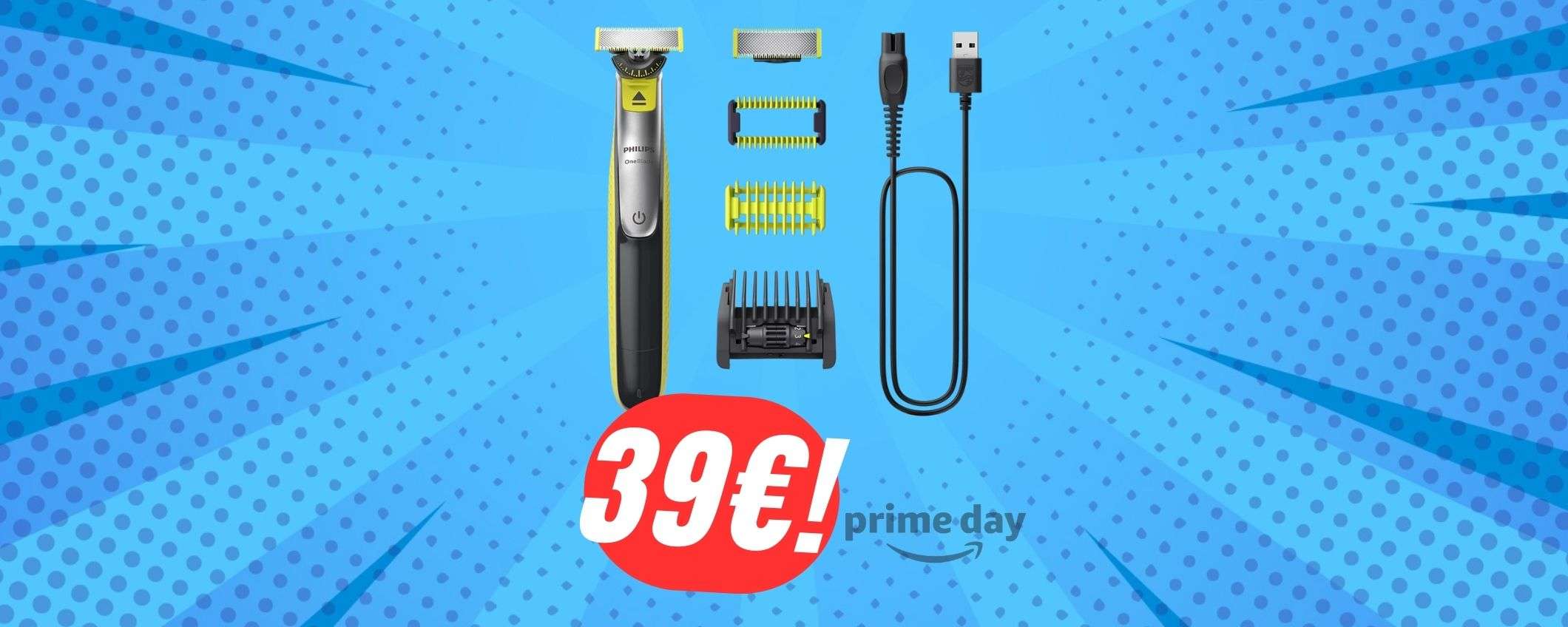 -38% di SCONTO sul Philips OneBlade 360 grazie al PRIME DAY di Amazon! -38% di SCONTO sul Philips OneBlade 360 grazie al PRIME DAY di Amazon!