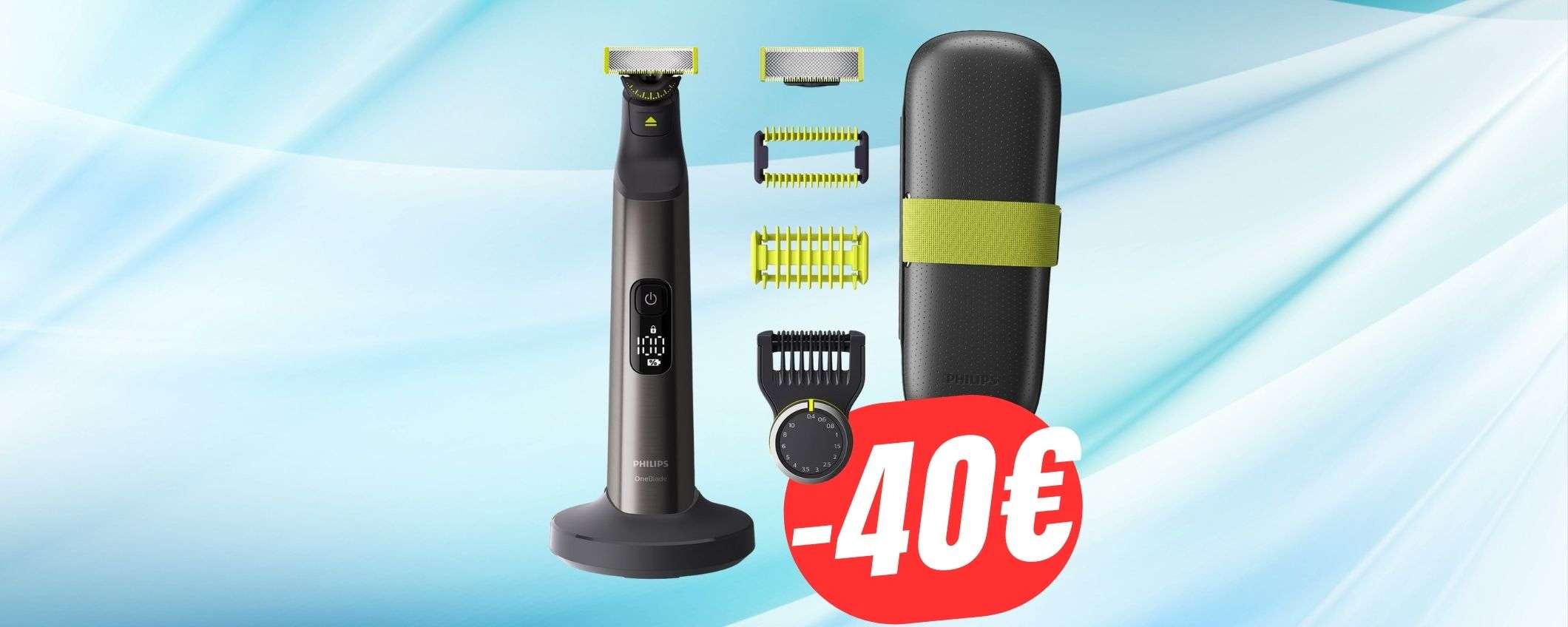 Da 109€ a 69€: Philips OneBlade Pro 360 sta andando a ruba su Amazon! Da 109€ a 69€: Philips OneBlade Pro 360 sta andando a ruba su Amazon!
