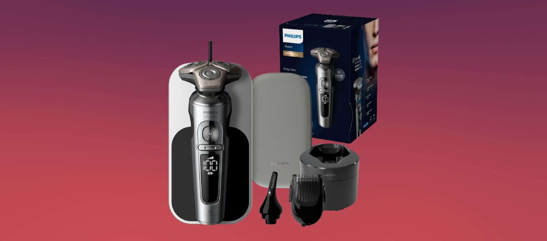 Philips Serie 9000 Prestige, offerta a tempo: il prezzo crolla da 430 a soli 269 euro Philips Serie 9000 Prestige, offerta a tempo: il prezzo crolla da 430 a soli 269 euro