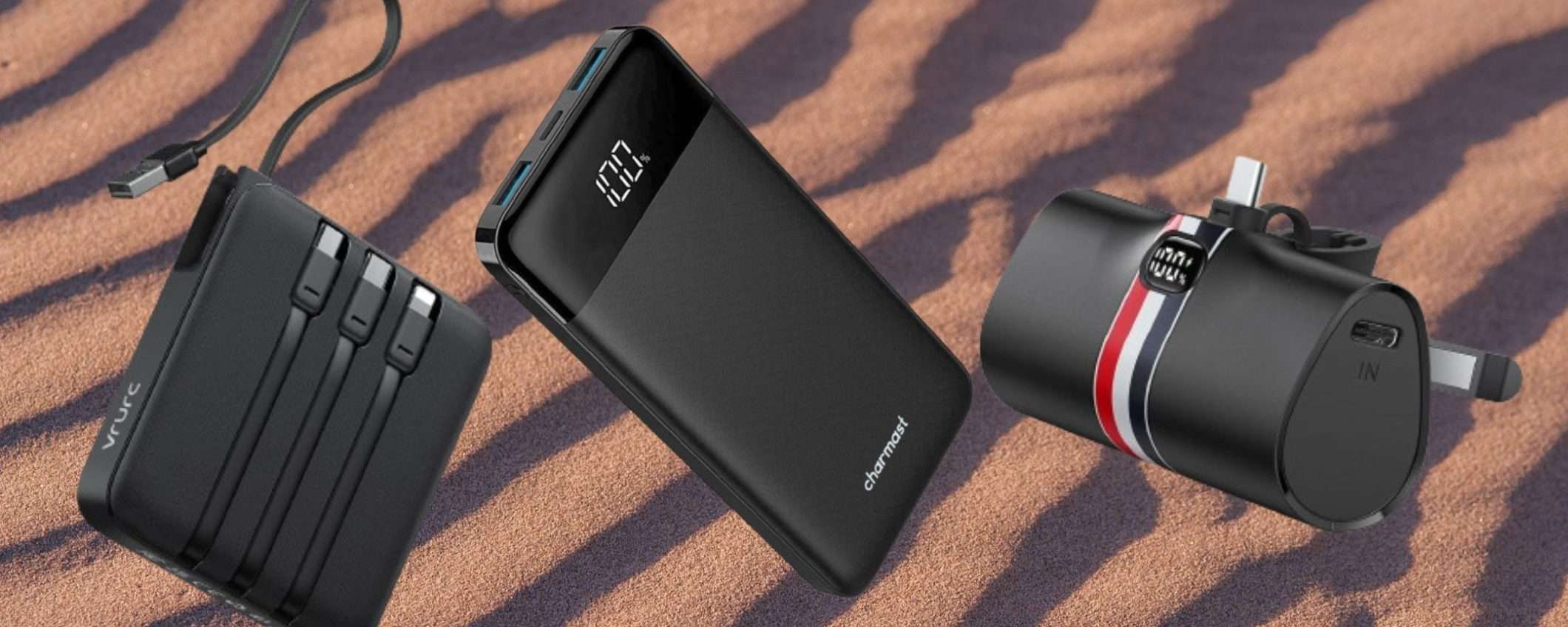 Powerbank in viaggio: 20 modelli IMPERDIBILI da 9,99€ a meno di 25€ (Amazon)