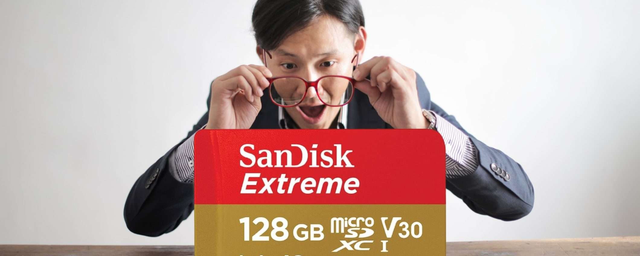 MicroSD SanDisk Extreme da 128GB + adattatore SD scontati del 53% su Amazon MicroSD SanDisk Extreme da 128GB + adattatore SD scontati del 53% su Amazon