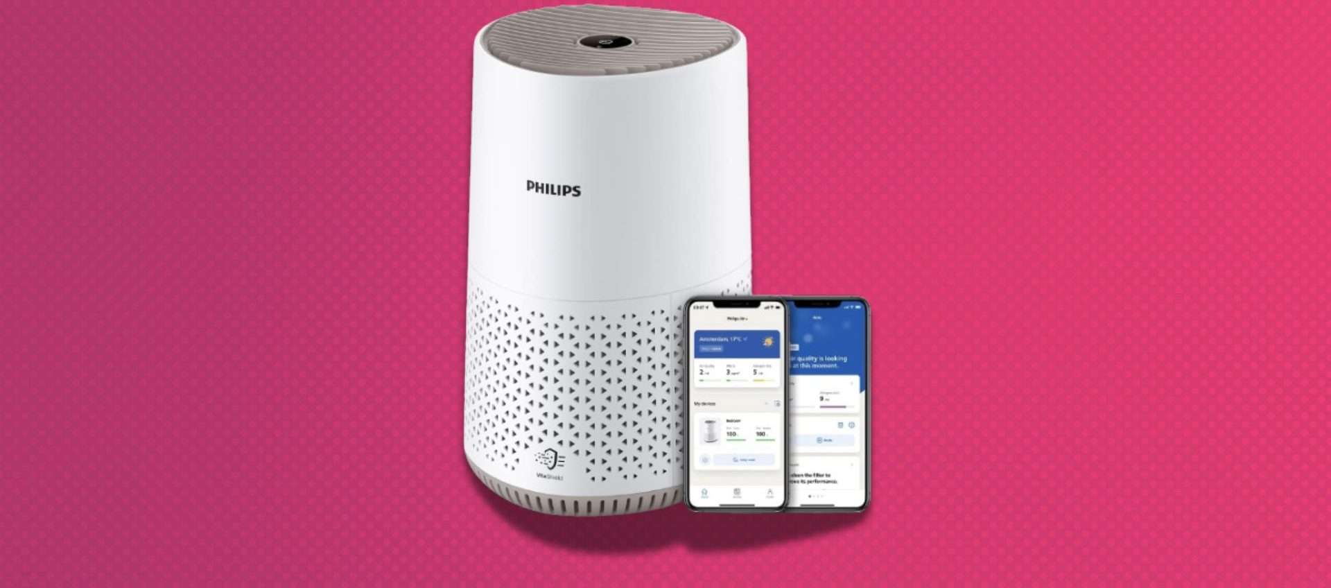 Purificatore aria Philips, prezzo bomba su Amazon: elimina il 99,97% degli agenti inquinanti Purificatore aria Philips, prezzo bomba su Amazon: elimina il 99,97% degli agenti inquinanti