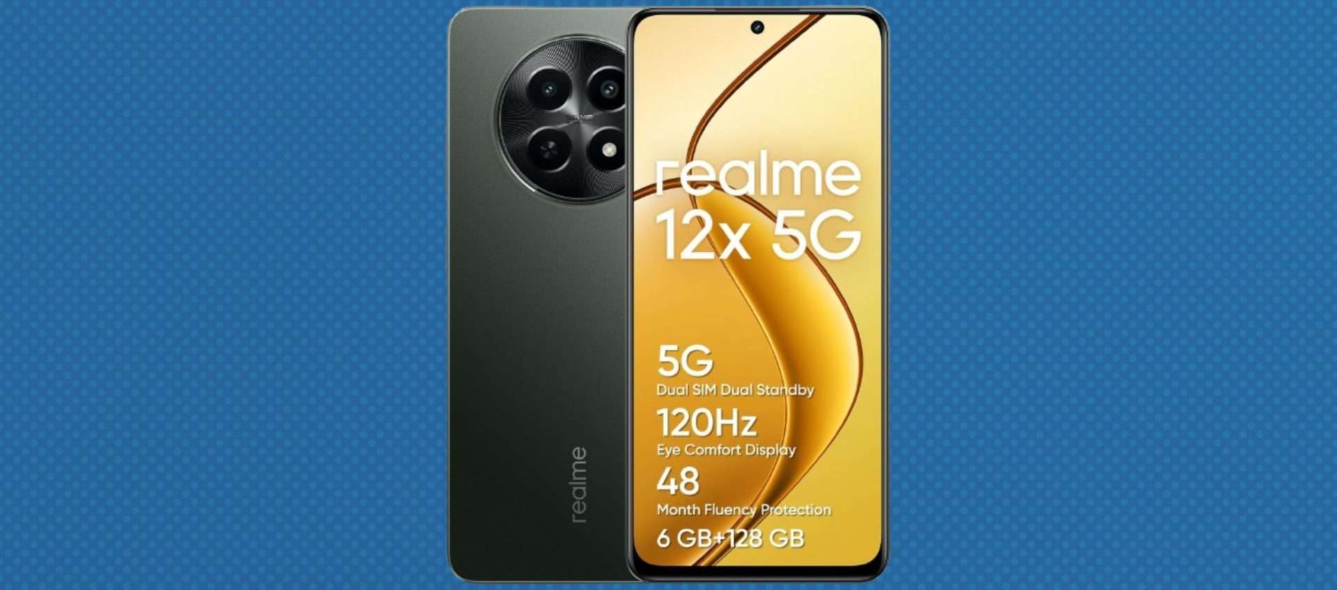 Solo 135€ per il Realme 12X 5G su Amazon: MediaTek Dimensity 6100+ e tanta autonomia Solo 135€ per il Realme 12X 5G su Amazon: MediaTek Dimensity 6100+ e tanta autonomia
