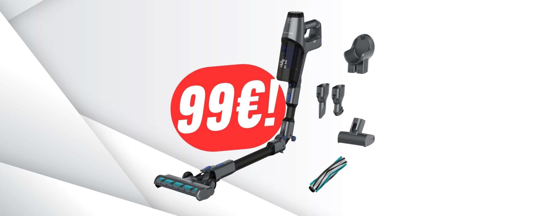L'ASPIRAPOLVERE pieghevole Rowenta precipita a soli 99€! L'ASPIRAPOLVERE pieghevole Rowenta precipita a soli 99€!