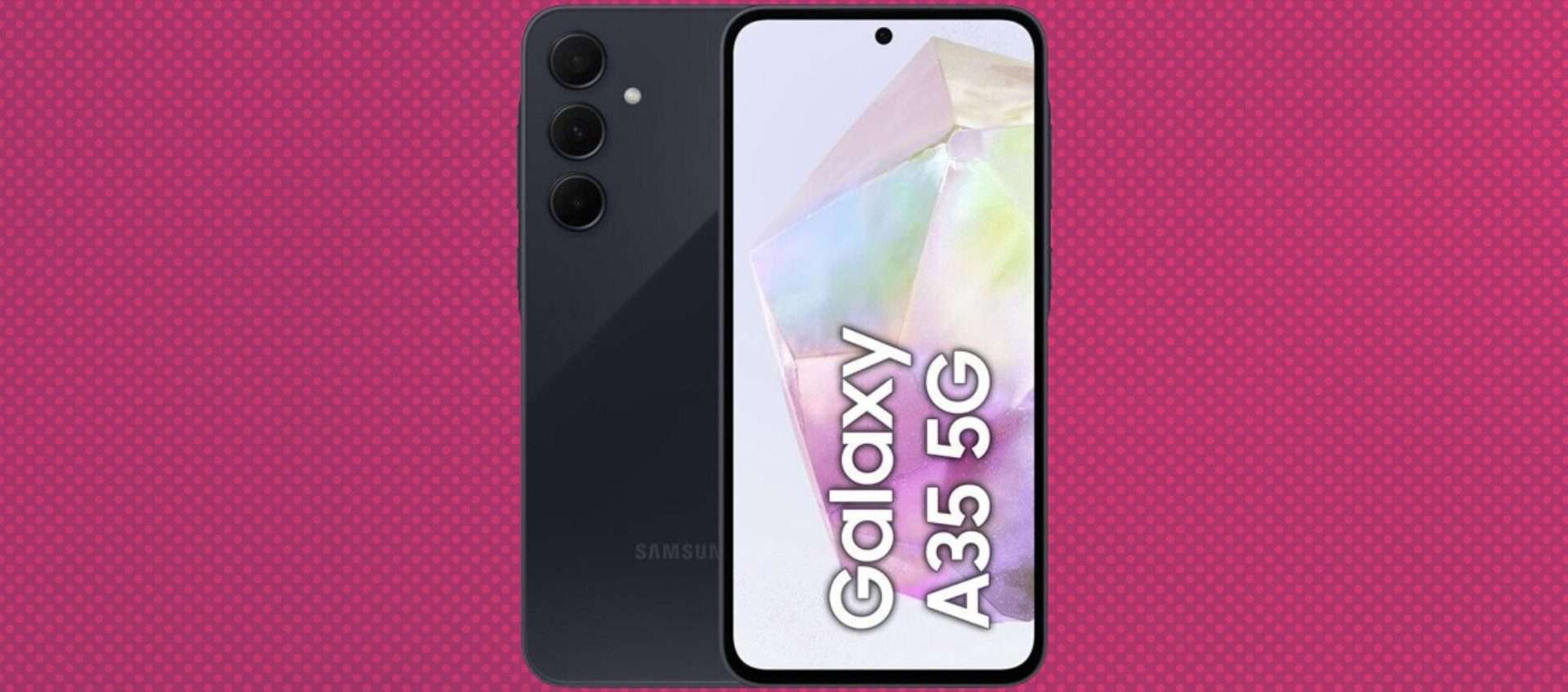 Samsung Galaxy A35 5G in offertissima su eBay: risparmi 128€ (-37%) Samsung Galaxy A35 5G in offertissima su eBay: risparmi 128€ (-37%)
