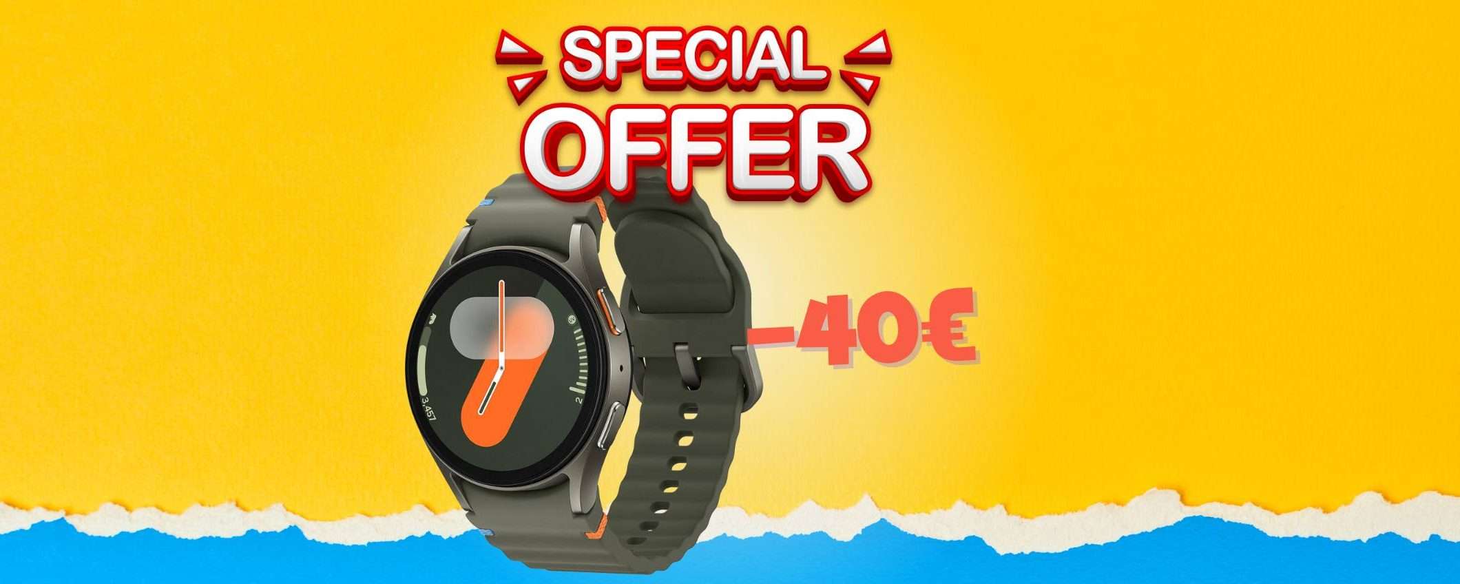 Samsung Galaxy Watch7 con Galaxy Watch Band in regalo (-40€) Samsung Galaxy Watch7 con Galaxy Watch Band in regalo (-40€)