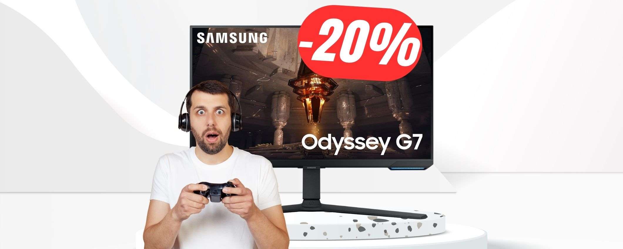 L'iconico MONITOR da GAMING (4K) di Samsung a 100€ in meno è PERFETTO! L'iconico MONITOR da GAMING (4K) di Samsung a 100€ in meno è PERFETTO!