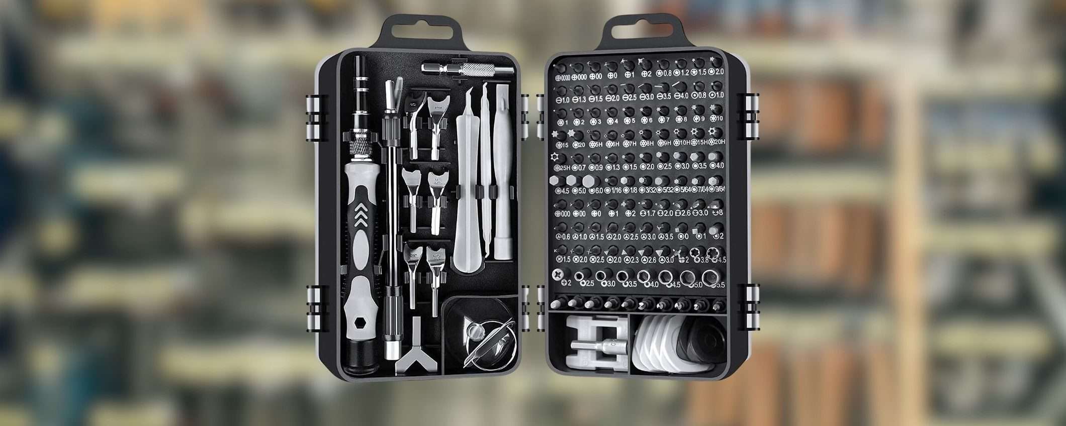 Set cacciavite 138-in-1 a prezzo STRACCIATO Amazon: follia fai-da-te Set cacciavite 138-in-1 a prezzo STRACCIATO Amazon: follia fai-da-te
