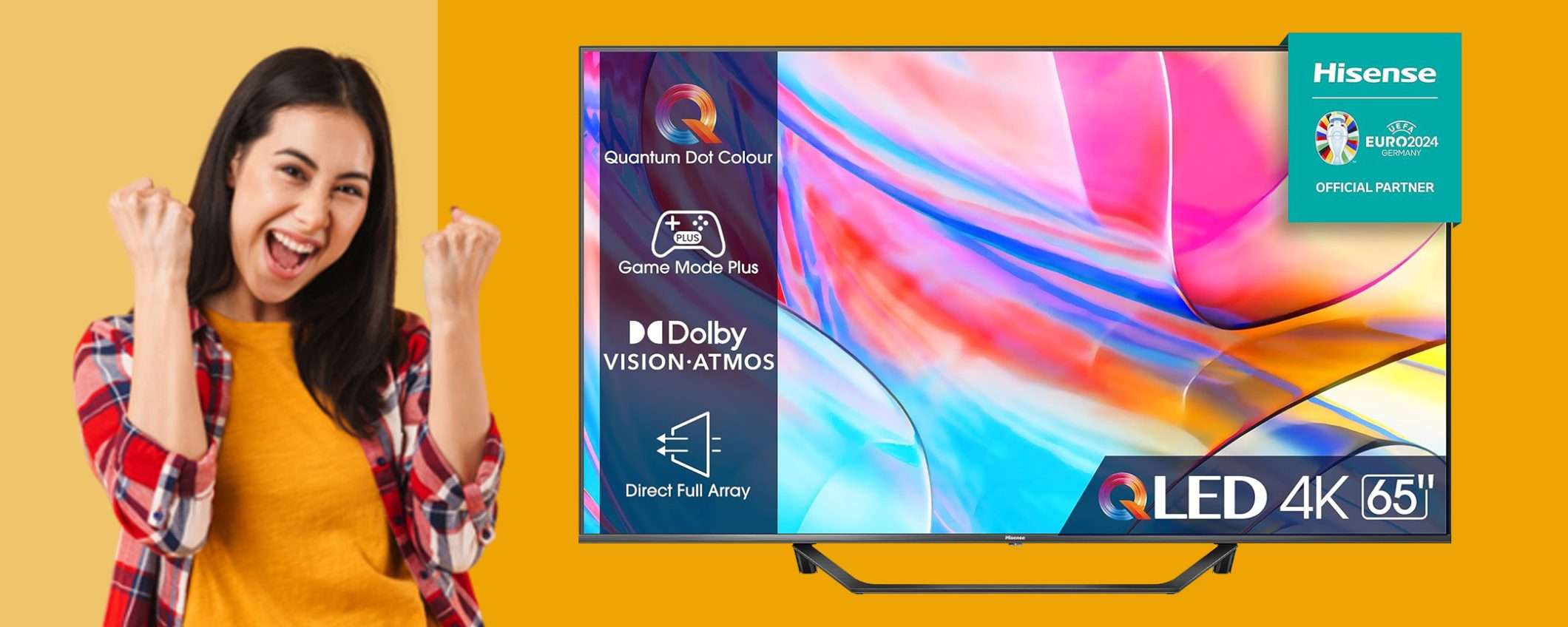 Smart TV Hisense UHD 4K da 65 Smart TV Hisense UHD 4K da 65