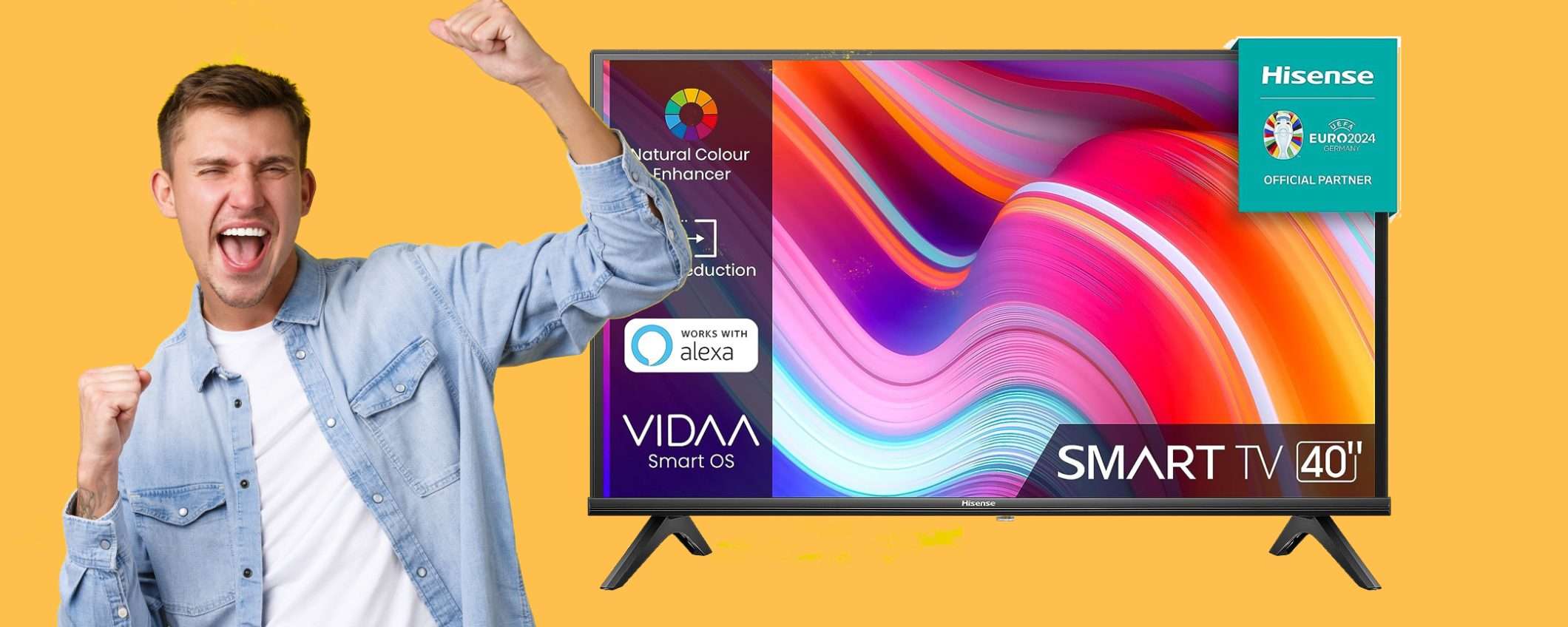 Smart TV Hisense da 40 Smart TV Hisense da 40