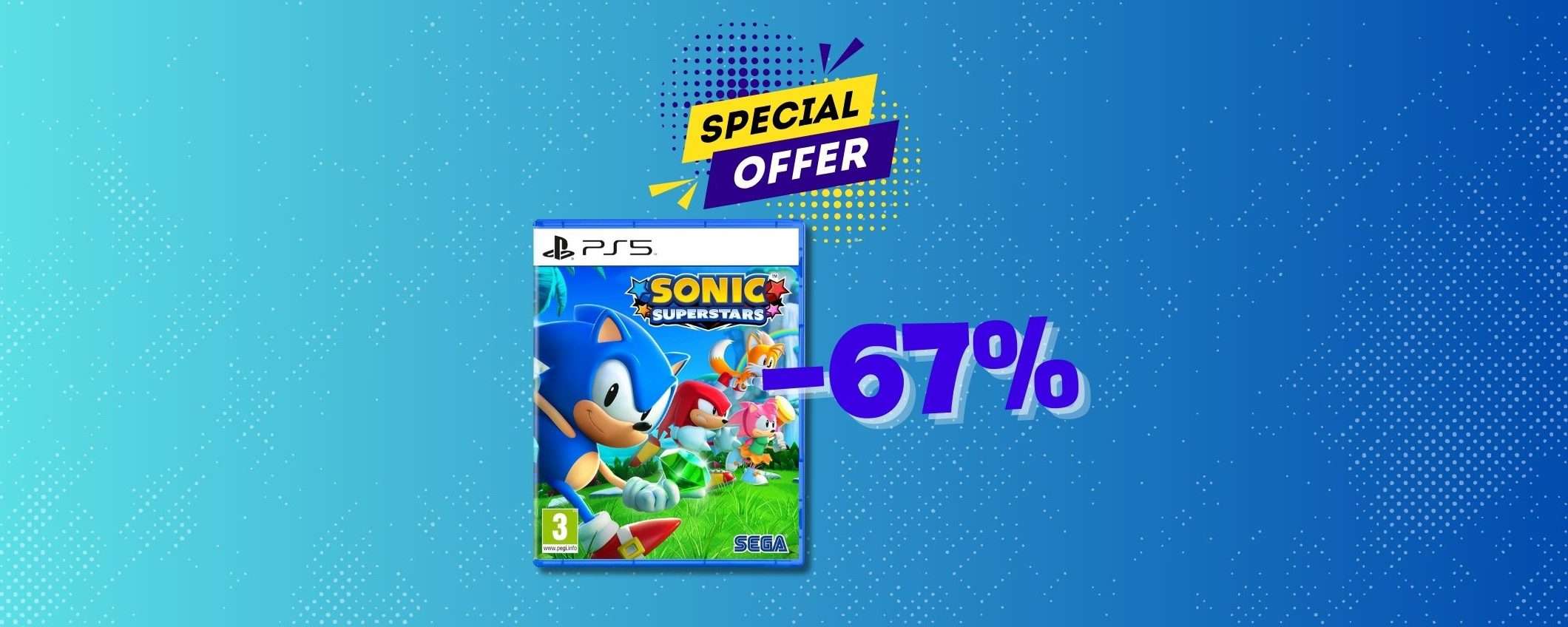 Imperdibile per PS5: Sonic Superstars in sconto del 67% Imperdibile per PS5: Sonic Superstars in sconto del 67%