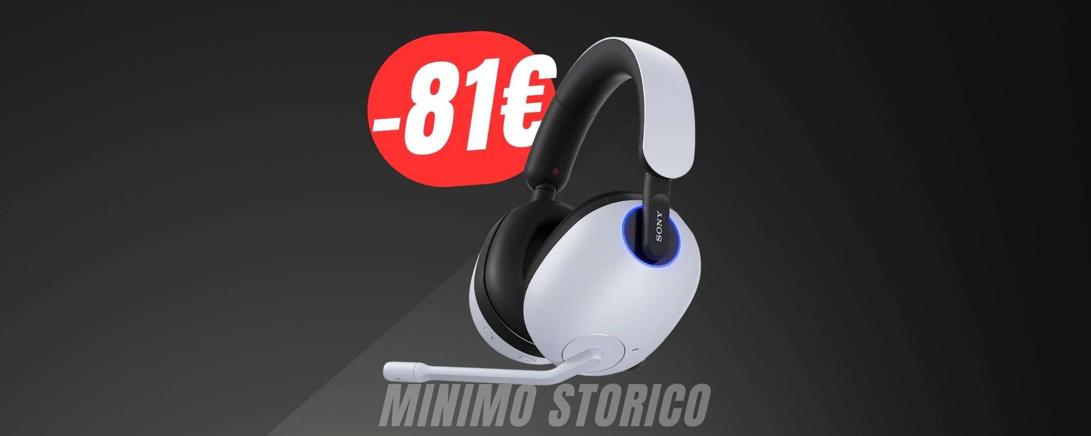 Le MIGLIORI CUFFIE da gaming di Sony costano 81€ in meno! Le MIGLIORI CUFFIE da gaming di Sony costano 81€ in meno!