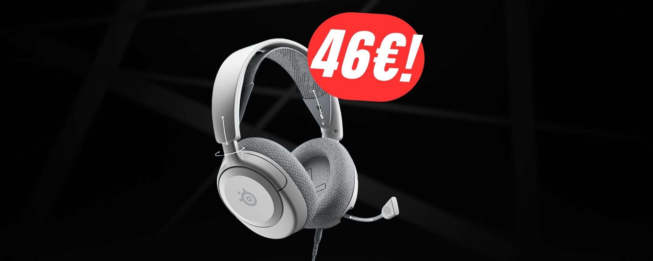 Freschissime e ultra-leggere: le CUFFIE da GAMING SteelSeries a 46€ sono perfette! Freschissime e ultra-leggere: le CUFFIE da GAMING SteelSeries a 46€ sono perfette!