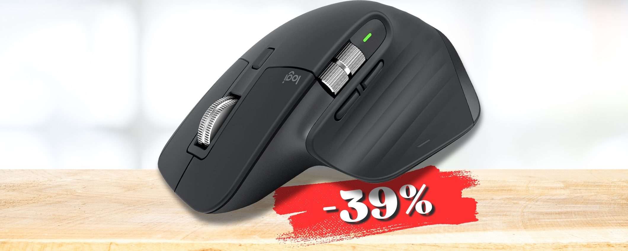 Logitech MX Master 3S è il mouse più ambito, CROLLA a soli 80€ Logitech MX Master 3S è il mouse più ambito, CROLLA a soli 80€