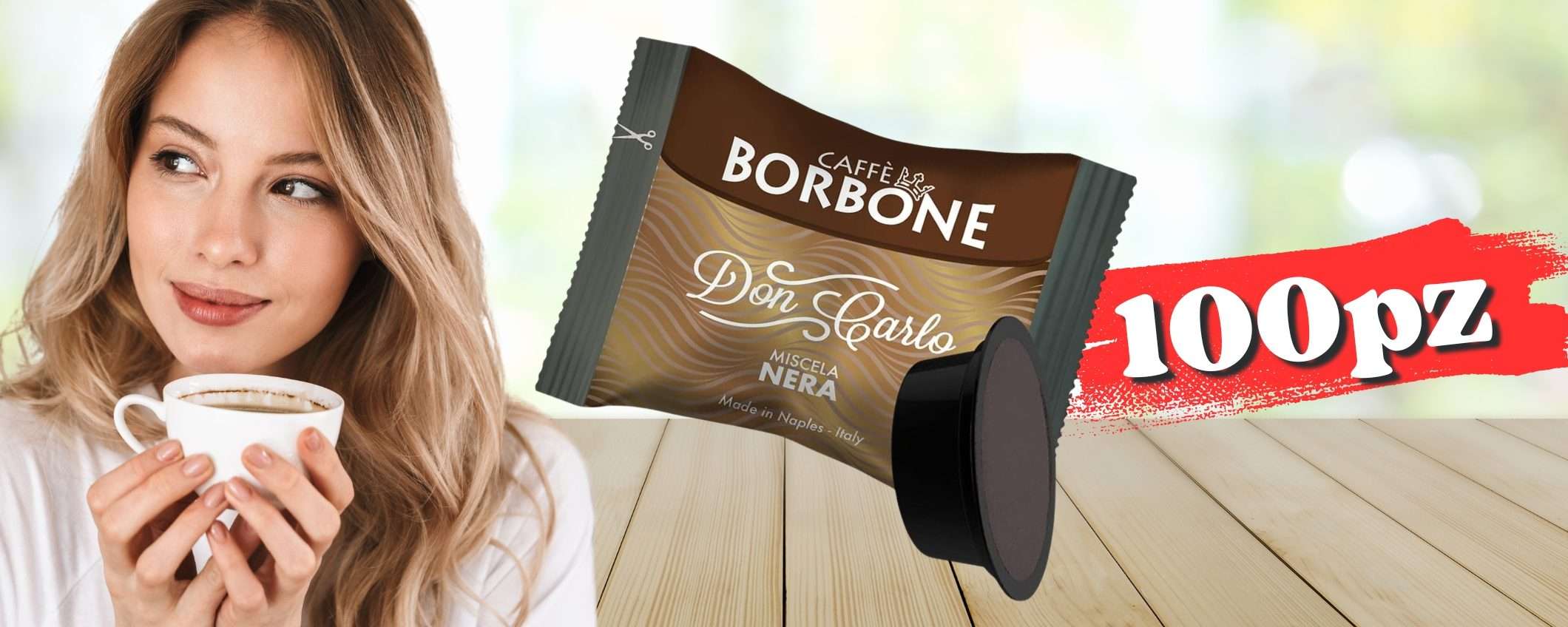 Caffè Borbone Don Carlo, 100 capsule per LAVAZZA a prezzo REGALO Caffè Borbone Don Carlo, 100 capsule per LAVAZZA a prezzo REGALO