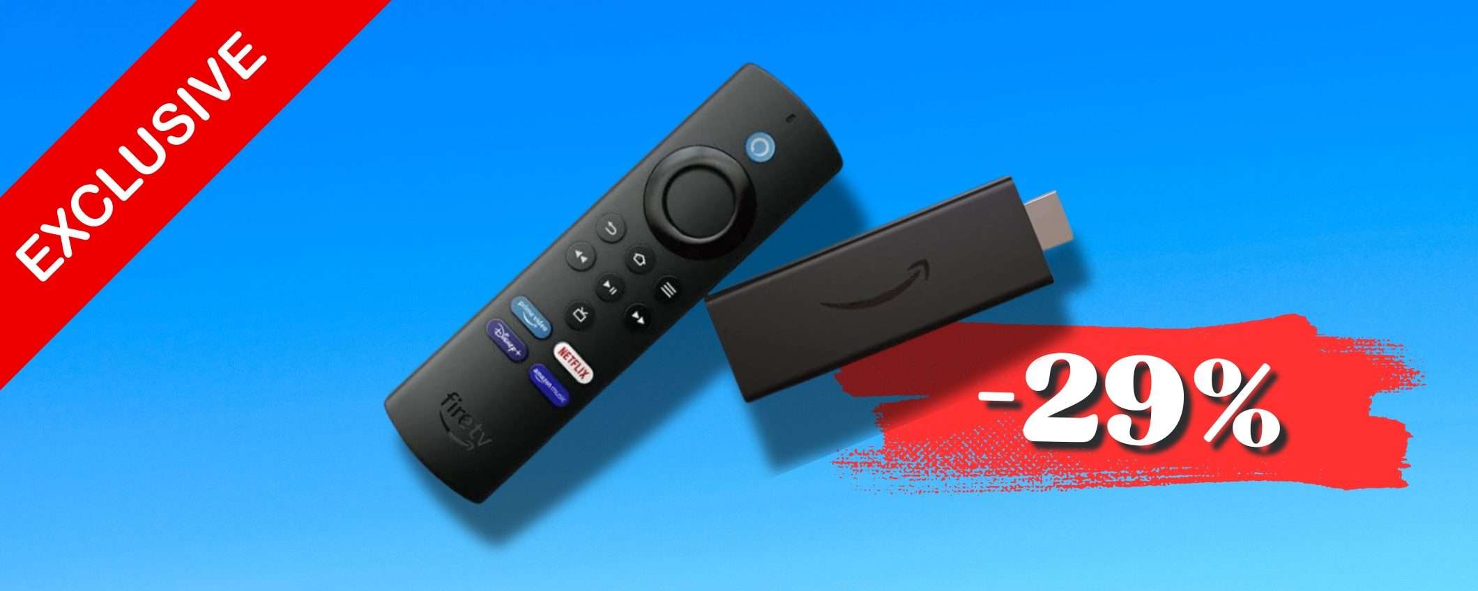 ESCLUSIVA clienti Prime: sconto del 29% sulla FIRE TV STICK LITE, corri ESCLUSIVA clienti Prime: sconto del 29% sulla FIRE TV STICK LITE, corri