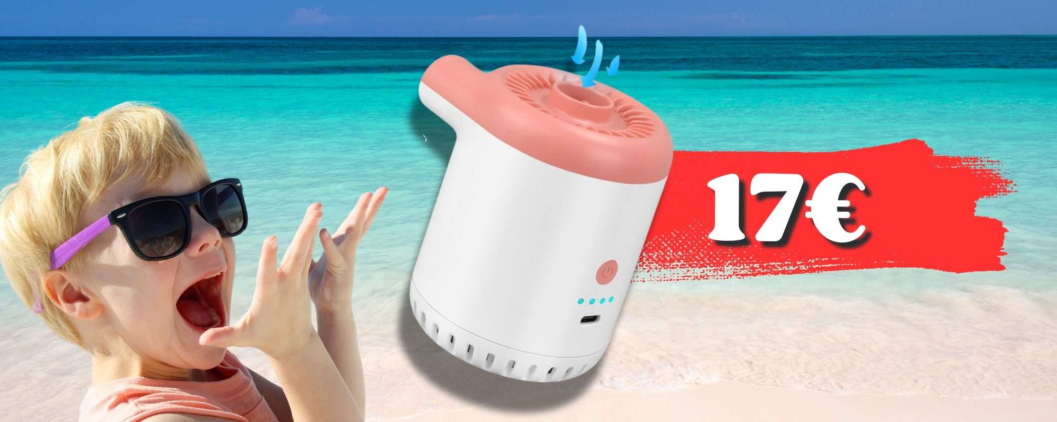 Gonfiatore PORTATILE ti salva al MARE: salvavita NECESSARIO con i bimbi Gonfiatore PORTATILE ti salva al MARE: salvavita NECESSARIO con i bimbi