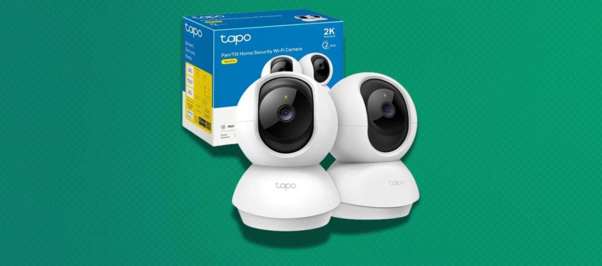 Tapo C210P2 in offerta: il bundle da due telecamere è tuo a meno di 50€ (Amazon) Tapo C210P2 in offerta: il bundle da due telecamere è tuo a meno di 50€ (Amazon)