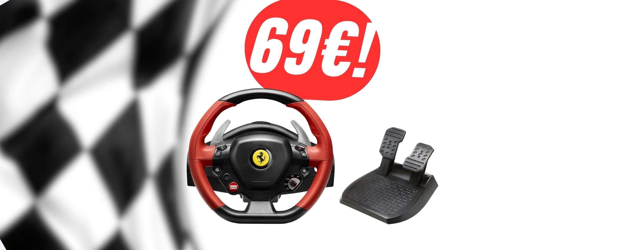 VOLANTE+PEDALIERA per Xbox: solo 69€ grazie allo SCONTO Amazon! VOLANTE+PEDALIERA per Xbox: solo 69€ grazie allo SCONTO Amazon!