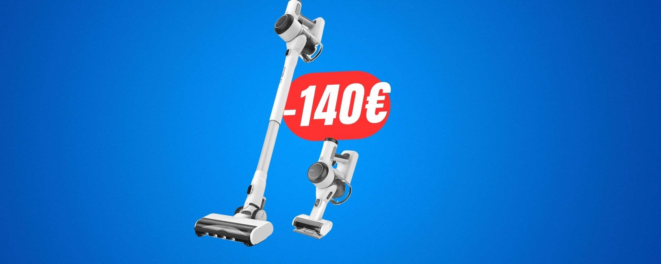 SCONTO FOLLE di -140€ per l'aspirapolvere 2-in-1 di Tineco! SCONTO FOLLE di -140€ per l'aspirapolvere 2-in-1 di Tineco!