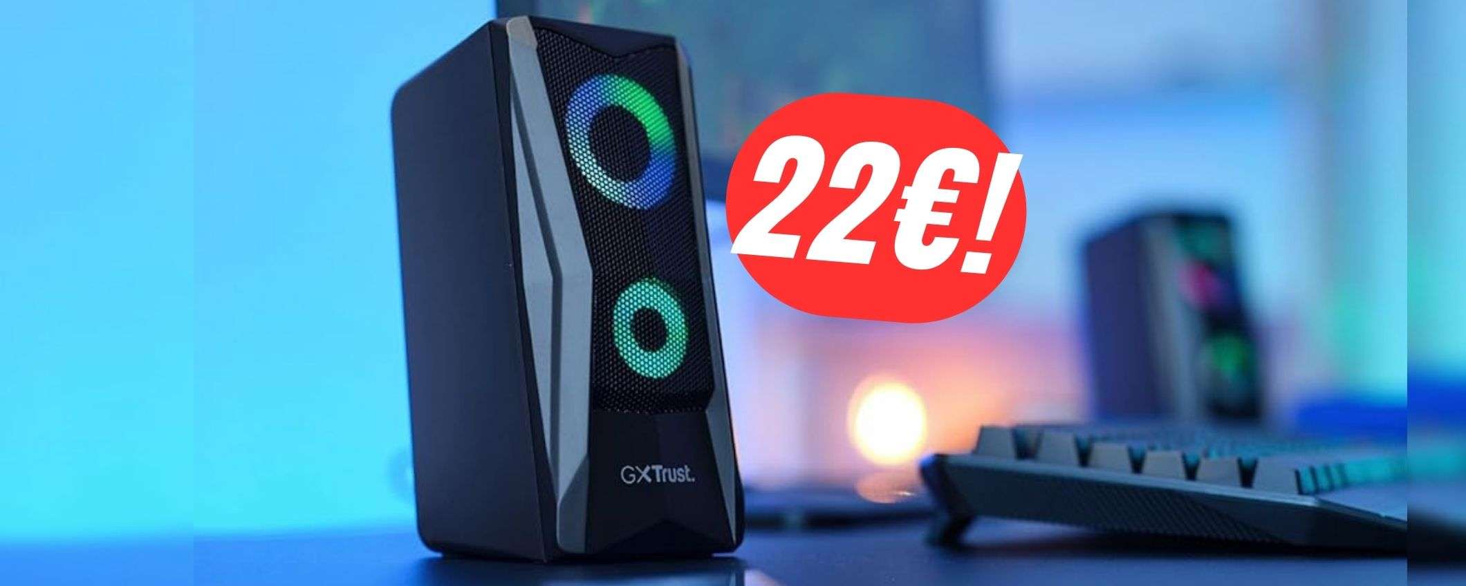Luminose e potentissime: queste CASSE di TRUST crollano a 22€! Luminose e potentissime: queste CASSE di TRUST crollano a 22€!