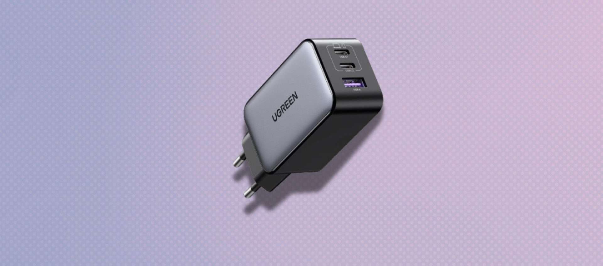 Caricatore Ugreen da 65W di nuovo al minimo storico: tuo a meno di 30€ Caricatore Ugreen da 65W di nuovo al minimo storico: tuo a meno di 30€