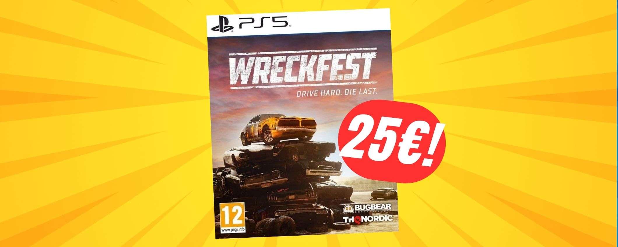 Destruction Derby per PS5? OFFERTONA per Wreckfest a 25€! Destruction Derby per PS5? OFFERTONA per Wreckfest a 25€!