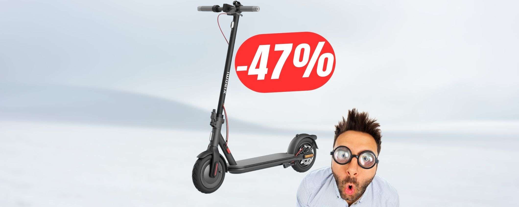 SCONTO FOLLE (-47%) per il monopattino elettrico Xiaomi! SCONTO FOLLE (-47%) per il monopattino elettrico Xiaomi!