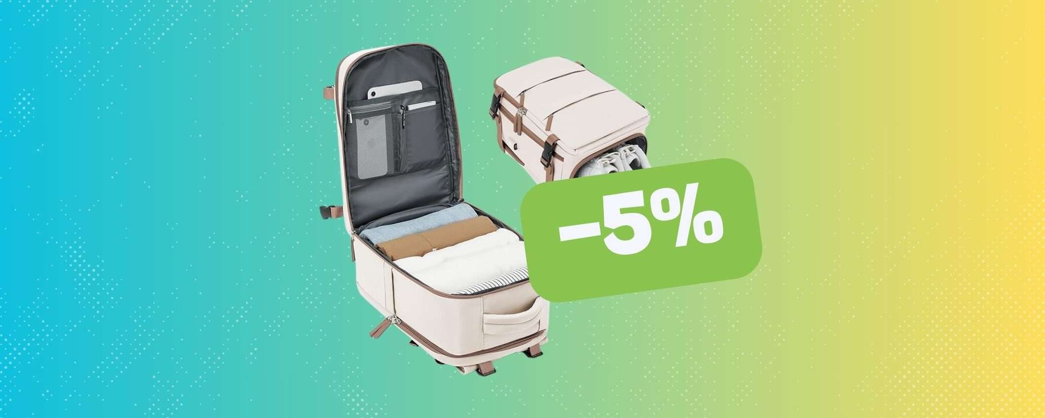Viaggio low cost? Acquista lo zaino da viaggio perfetto (in sconto) Viaggio low cost? Acquista lo zaino da viaggio perfetto (in sconto)