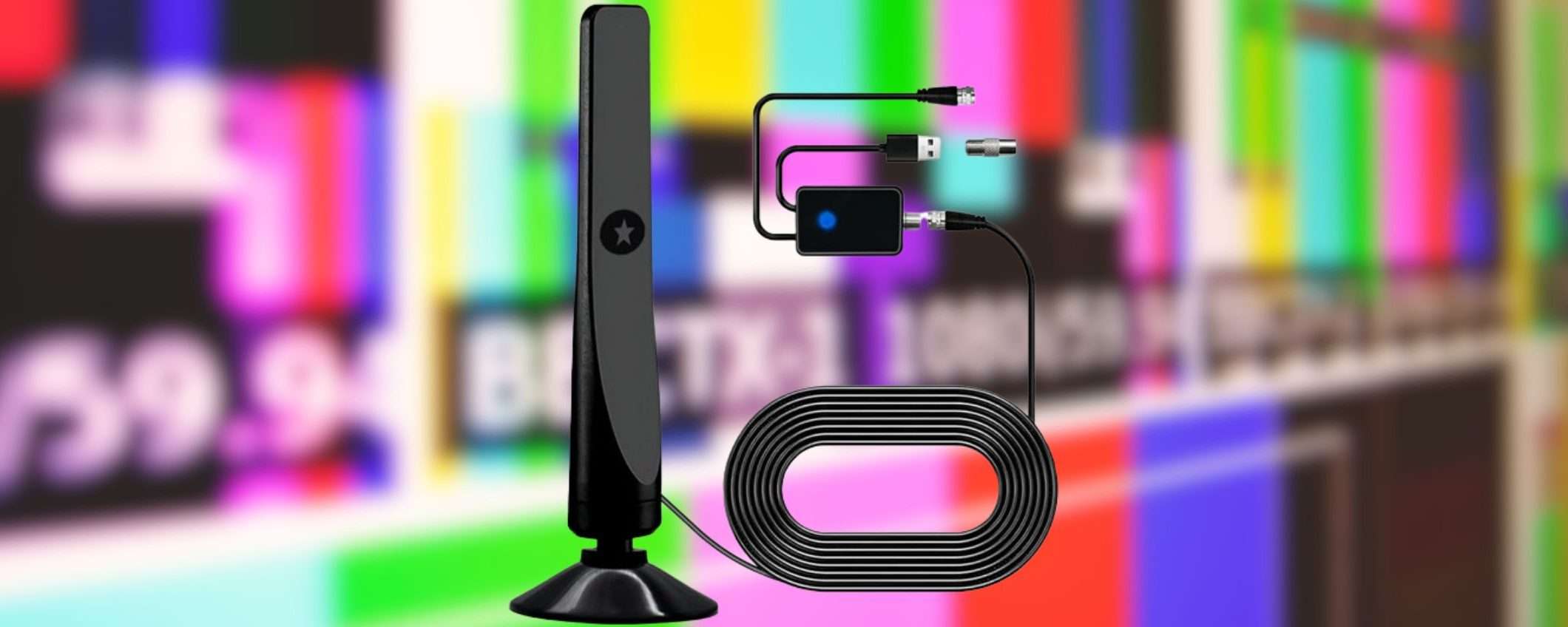 Il digitale terrestre va male? Antenna AMPLIFICATA a 10€ e il segnale VOLA Il digitale terrestre va male? Antenna AMPLIFICATA a 10€ e il segnale VOLA