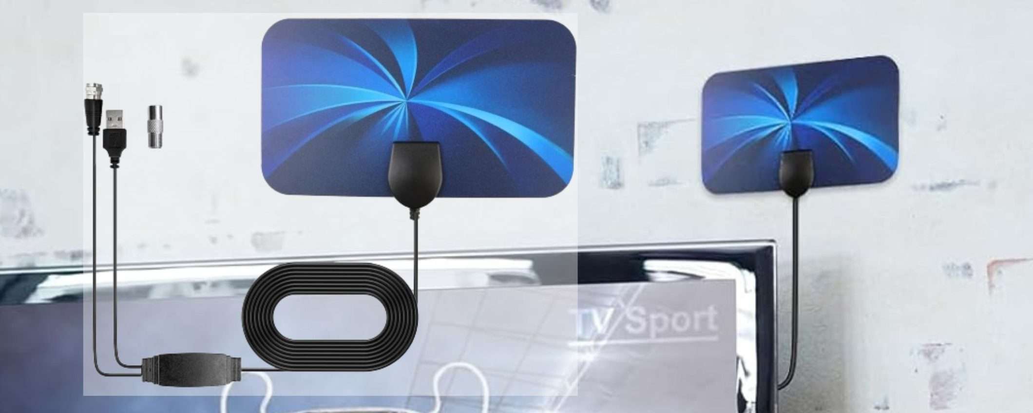 Digitale terrestre PERFETTO con l'antenna amplificata: è geniale (9,96€) Digitale terrestre PERFETTO con l'antenna amplificata: è geniale (9,96€)