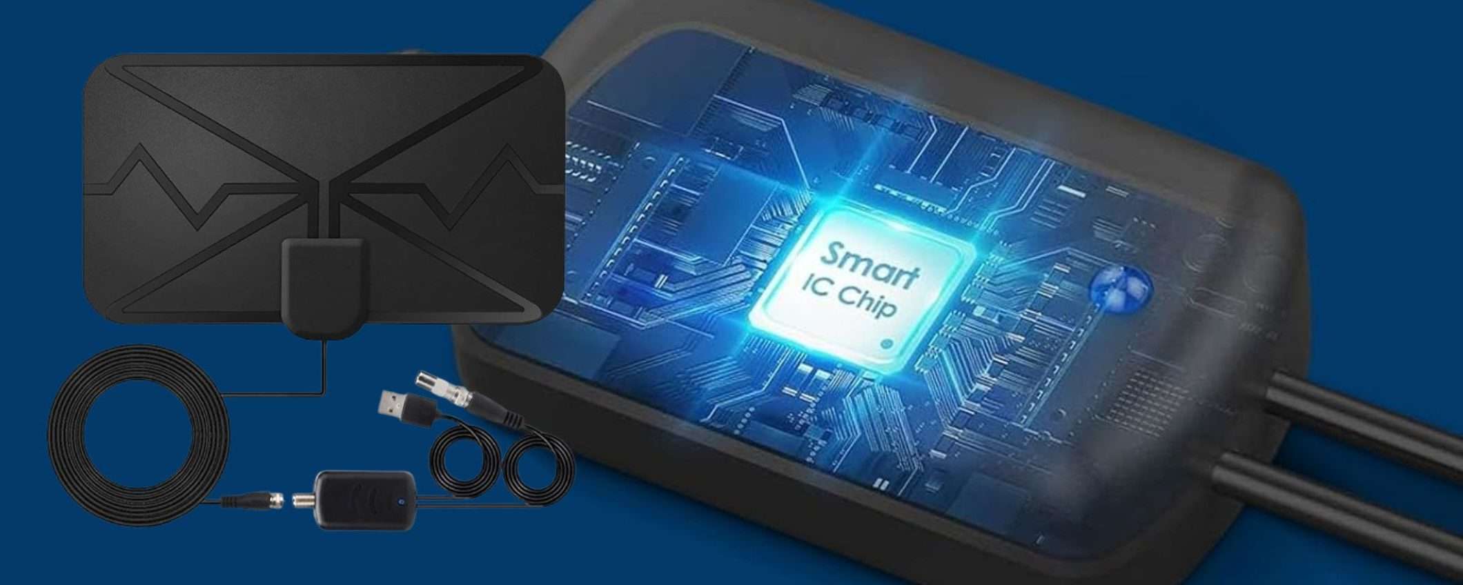 Digitale terrestre che funziona BENE: basta l'antenna AMPLIFICATA da 10€ Digitale terrestre che funziona BENE: basta l'antenna AMPLIFICATA da 10€